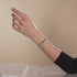 Aurora Spark | .925 Sterling Silver | Firework Glass Bracelet